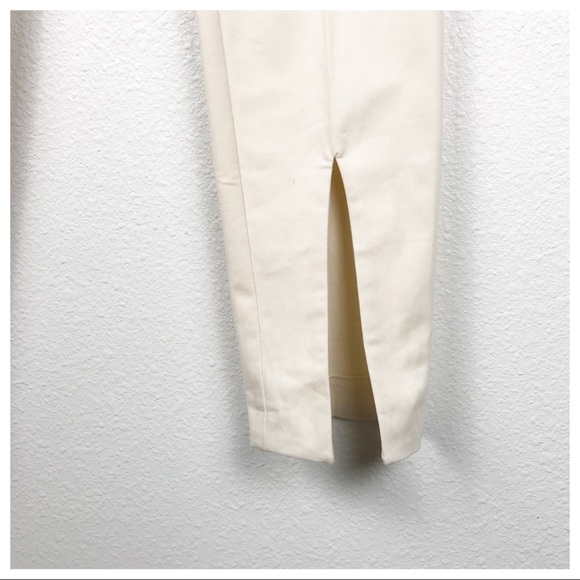 NWT MNG Split Hem Pants in Cream - Picture 7 of 12